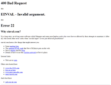 Tablet Screenshot of einval.com
